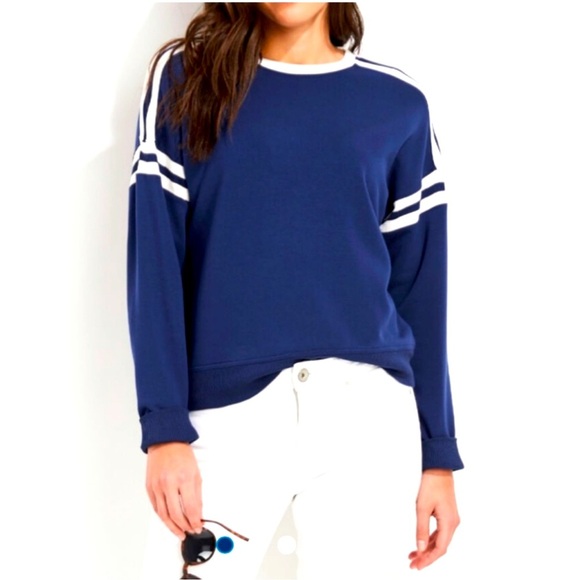 Vineyard Vines Varsity Dreamcloth Dream Cloth Navy Sweatshirt XXL - Picture 1 of 5